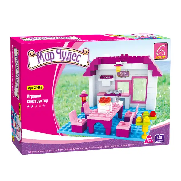 Игровой конструктор Keyixing 24402 МИР ЧУДЕС (156 деталей в наборе) Мир чудес (24402) / 148 деталей - фото 3