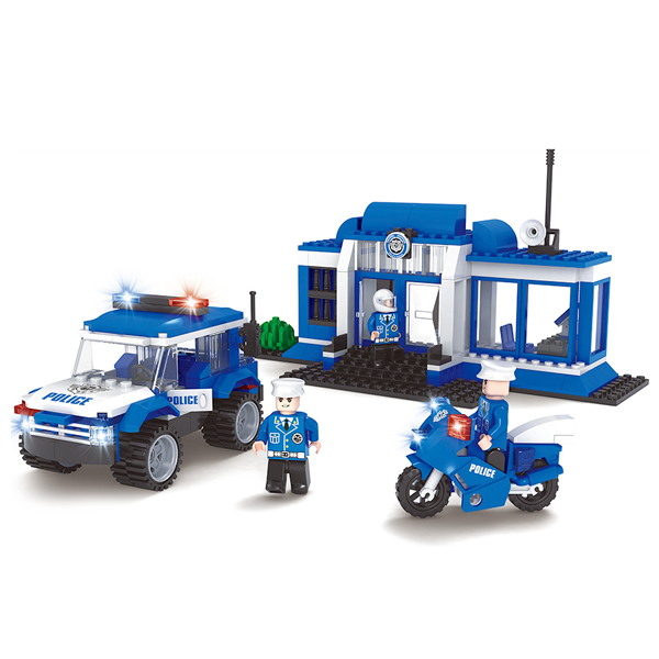 Игровой конструктор Ausini Toys Полицейский участок (23509)