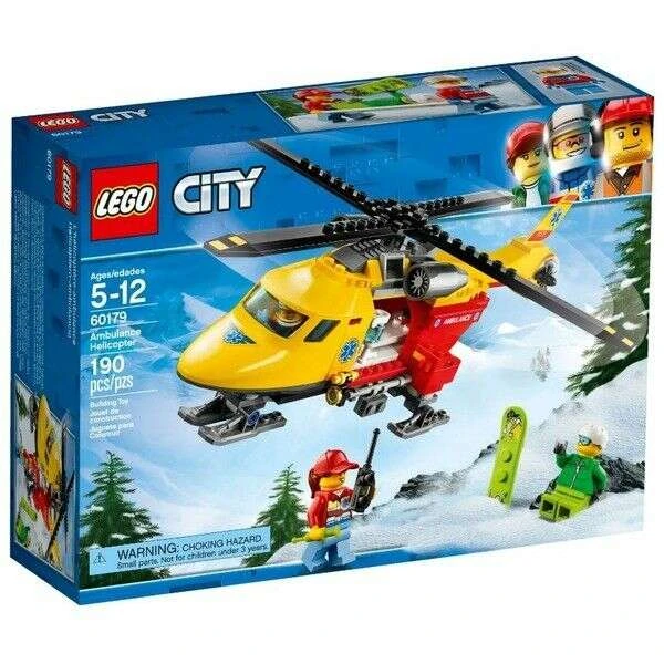 Конструктор Lego City вертолёт скорой помощи 60179
