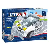Игровой конструктор Keyixing 23406 ПАТРУЛЬ (114 деталей в наборе) Полицейский перехватчик (23406) / 114 детали - фото 2