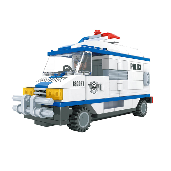 Игровой конструктор Ausini Toys 23405 Большой полицейский фургон