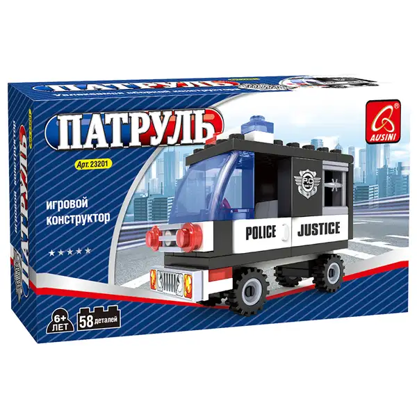 Игровой конструктор Keyixing 23201 ПАТРУЛЬ (60 деталей в наборе) Патруль (23201) - фото 2