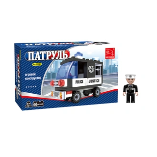 Игровой конструктор Keyixing 23201 ПАТРУЛЬ (60 деталей в наборе) Патруль (23201)