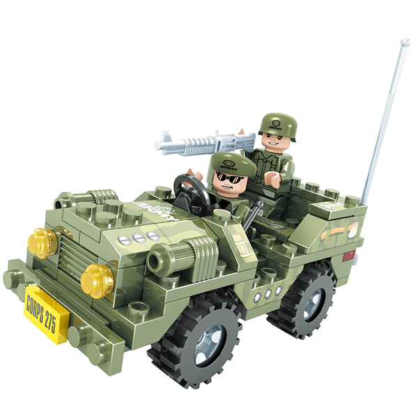 Игровой конструктор Ausini Toys Военный внедорожник (22404)