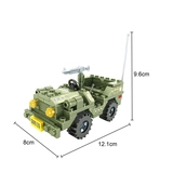 Ausini Toys ойын конструкторы Әскери жол талғамайтын көлік (22404) - фото 4
