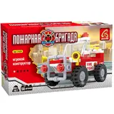 Игровой конструктор Keyixing 21201 ПОЖАРНАЯ БРИГАДА (58 деталей в наборе) Пожарная бригада (21201) - фото 2