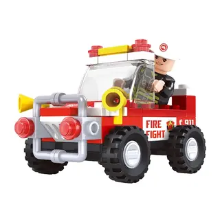 Игровой конструктор Keyixing 21201 ПОЖАРНАЯ БРИГАДА (58 деталей в наборе) Пожарная бригада (21201)