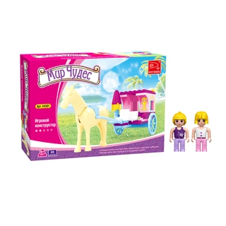 Игровой конструктор Keyixing 24301 МИР ЧУДЕС (69 деталей в наборе) Страна чудес (24301) / 65 деталей