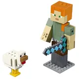 Конструктор Lego Большие фигурки Алекс с цыплёнком Minecraft 21149 - фото 2
