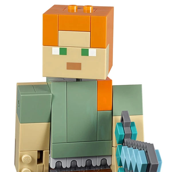 Конструктор Lego Большие фигурки Алекс с цыплёнком Minecraft 21149 - фото 4