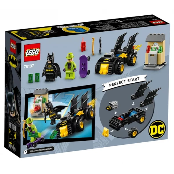 Конструктор Lego Бэтмен и ограбление Загадочника Super Heroes 76137 - фото 3