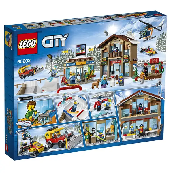 Конструктор Lego Горнолыжный курорт City 60203 - фото 3