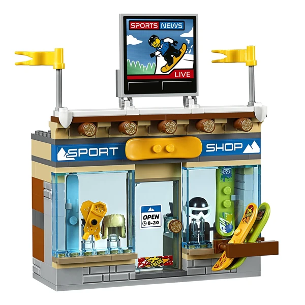Конструктор Lego Горнолыжный курорт City 60203 - фото 13