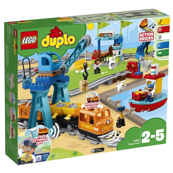Конструктор Lego Грузовой поезд  Duplo 10875