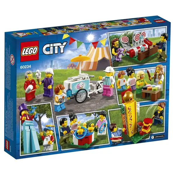 Конструктор Lego Комплект минифигурок «Весёлая ярмарка» City 60234 - фото 3