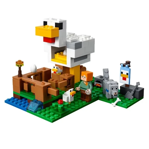 Конструктор Lego Курятник Minecraft 21140 - фото 4