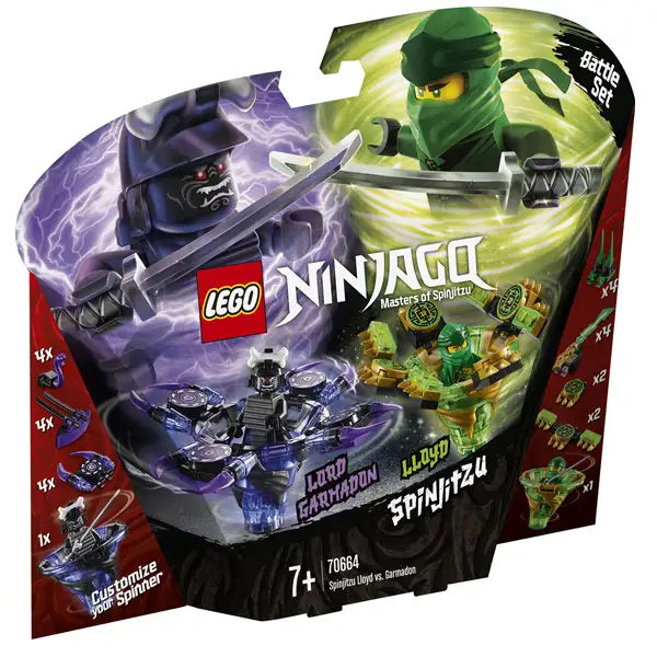 Конструктор Lego Ллойд мастер Кружитцу против Гармадона Ninjago 70664