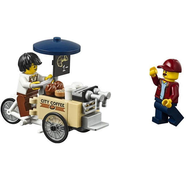 Конструктор Lego Открытие магазина по продаже пончиков City 60233 - фото 2