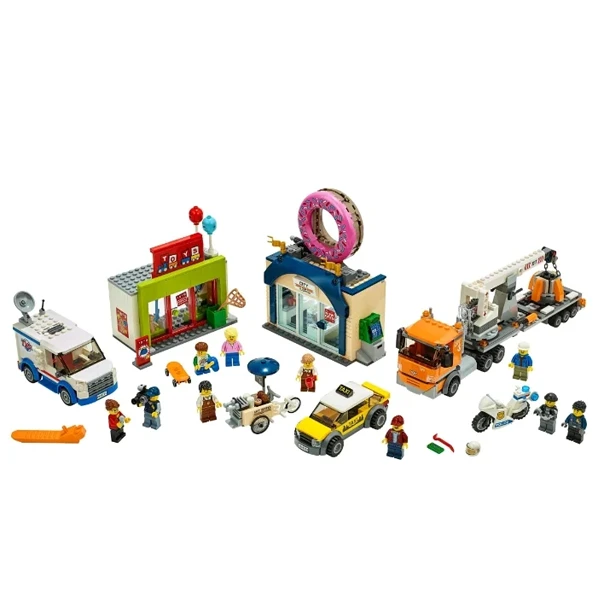 Конструктор Lego Открытие магазина по продаже пончиков City 60233 - фото 10
