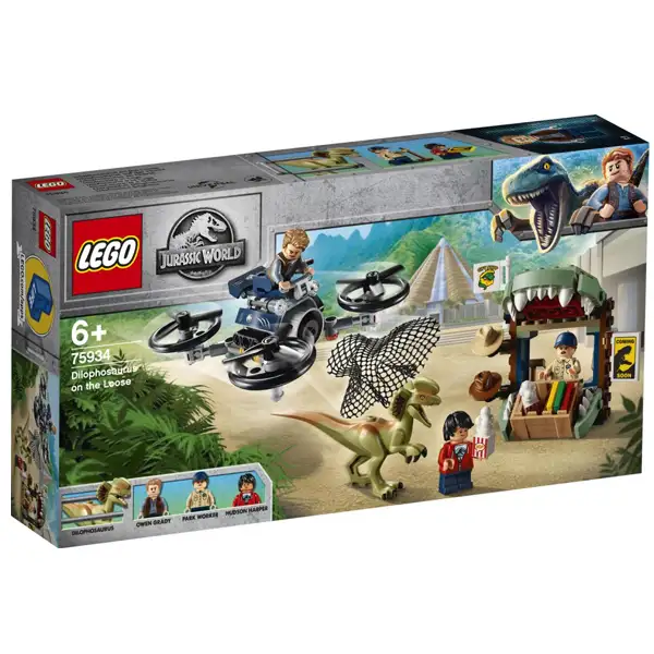 Конструктор Lego Побег дилофозавра Jurassic World 75934