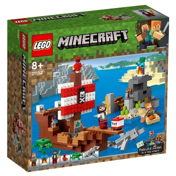 Конструктор Lego Приключения на пиратском корабле Minecraft 21152