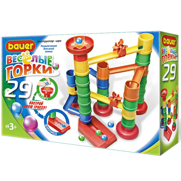 Конструктор Bauer Весёлые горки (29 эл.)