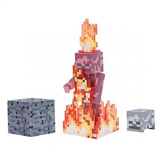 Фигурка Minecraft Skeleton on Fire 8 см