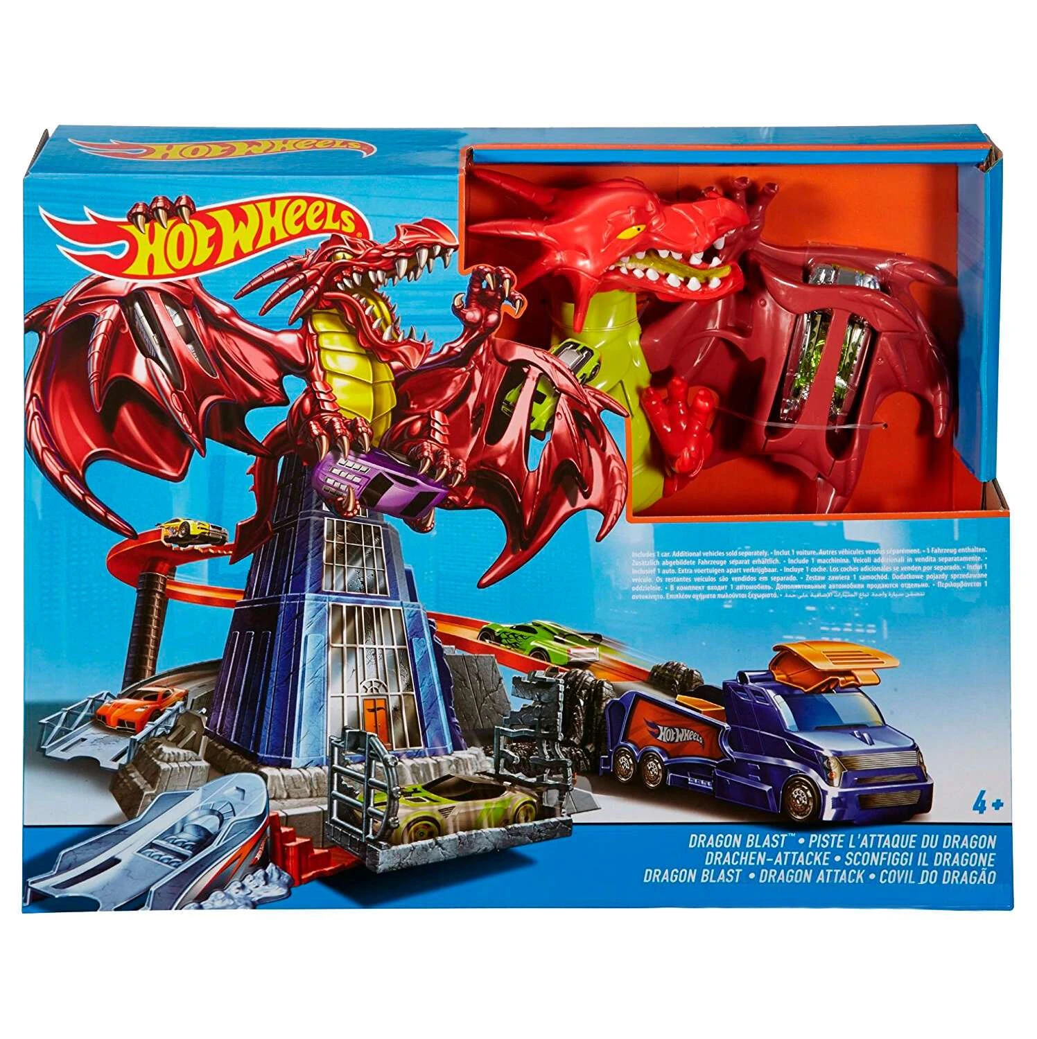 Игровой набор Hot Wheels DWL04 "Удар дракона" - фото 3