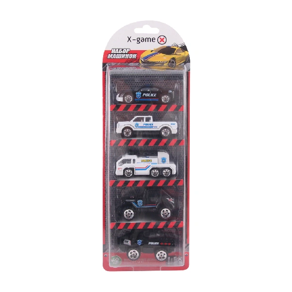Набор машинок X-Game XGCM5N (5 машинок в уп.) Полиция (XGCM5N) - фото 3