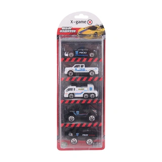 Набор машинок X-Game XGCM5N (5 машинок в уп.) Полиция (XGCM5N)