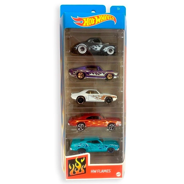 Машинки Hot Wheels набор из 5 машинок 1806 HW - фото 2