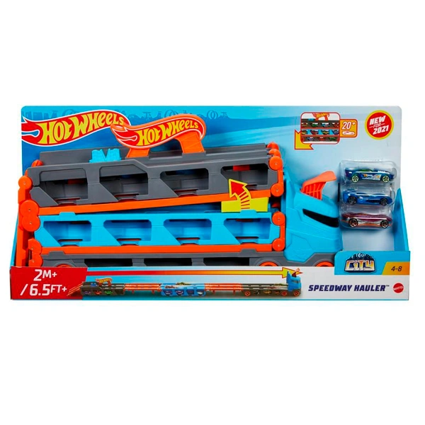 Грузовик автотрек Hot Wheels Десантирование с воздуха(скоростное падение) HDY92 HW - фото 2