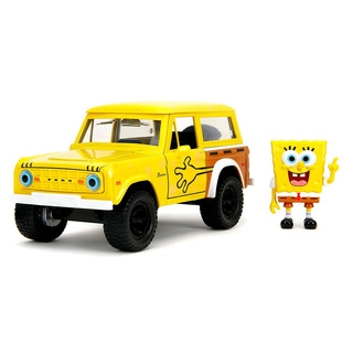 Машинка Jada Toys Hollywood Rides 1:24 Spongebob with Ford Bronco