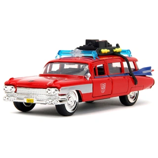 Машинки Jada Toys Hollywood Rides 1:32 Cadillac Ecto-1 TF Optimus Prime 58634