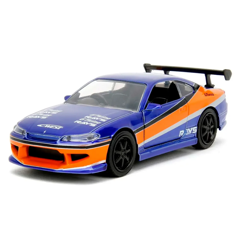 Jada Toys машинкалары Форсаж 1:32 FF Nissan Silvia & Toyota Supra-Orange 34254 - фото 5