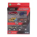 Набор машинок X-Game XGCM6J (6 машинок в уп.) XGCM6J (6 шт. в коробке) - фото 4