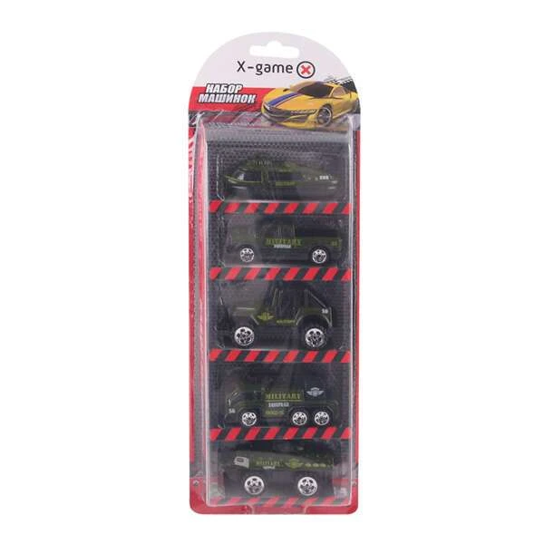 Набор машинок X-Game XGCM5J (5 машинок в уп.) XGCM5J (5 шт. в блистере) - фото 2
