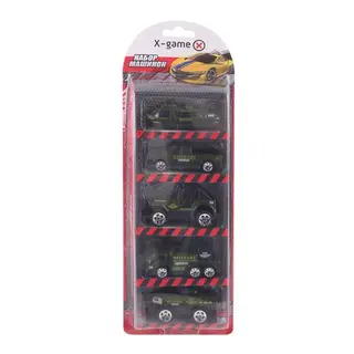 Набор машинок X-Game XGCM5J (5 машинок в уп.) XGCM5J (5 шт. в блистере) - фото 2