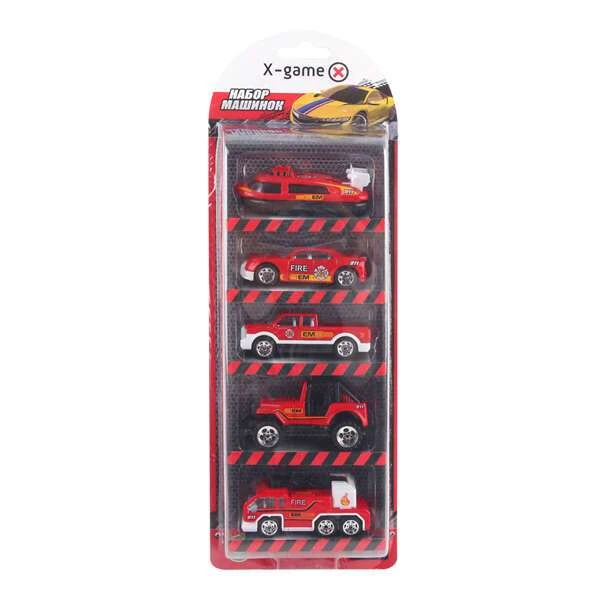 Набор машинок X-Game XGCM5E (5 машинок в уп.) XGCM5E (5 шт. в блистере) - фото 2