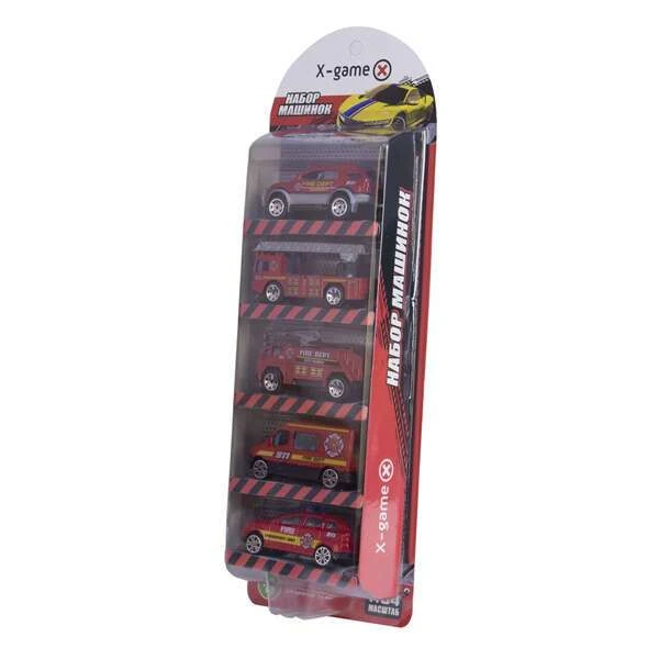 X-Game машиналар жинағы XGCM5C (блистерде 5 дана) - фото 4