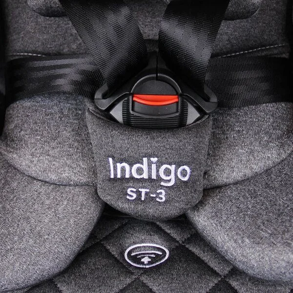 Автокресло Indigo Aero Isofix ST-3 группа 0-1-2-3 ( 0-36 кг) Light Gray - фото 9