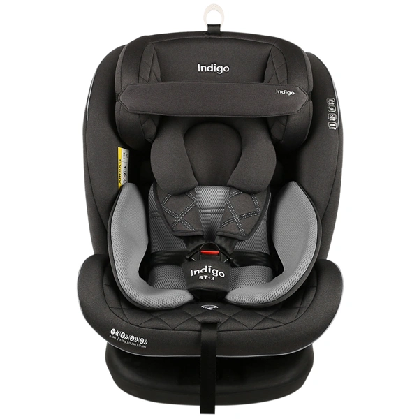 Автокресло Indigo Aero Isofix ST-3 группа 0-1-2-3 (0-36 кг) Dark Gray