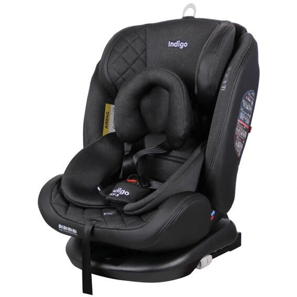Автокресло Indigo Aero Isofix ST-3 группа 0-1-2-3 (0-36 кг) Black - фото 4