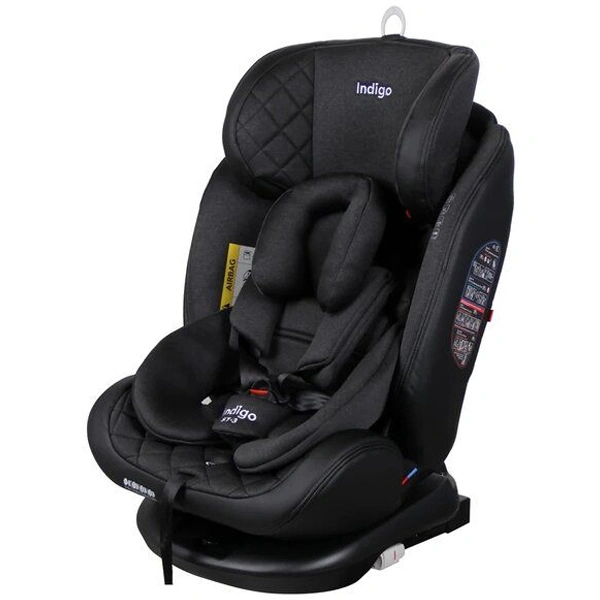Автокресло Indigo Aero Isofix ST-3 группа 0-1-2-3 (0-36 кг) Black - фото 5