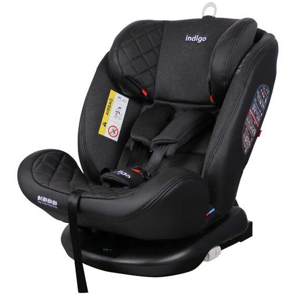 Автокресло Indigo Aero Isofix ST-3 группа 0-1-2-3 (0-36 кг) Black - фото 3