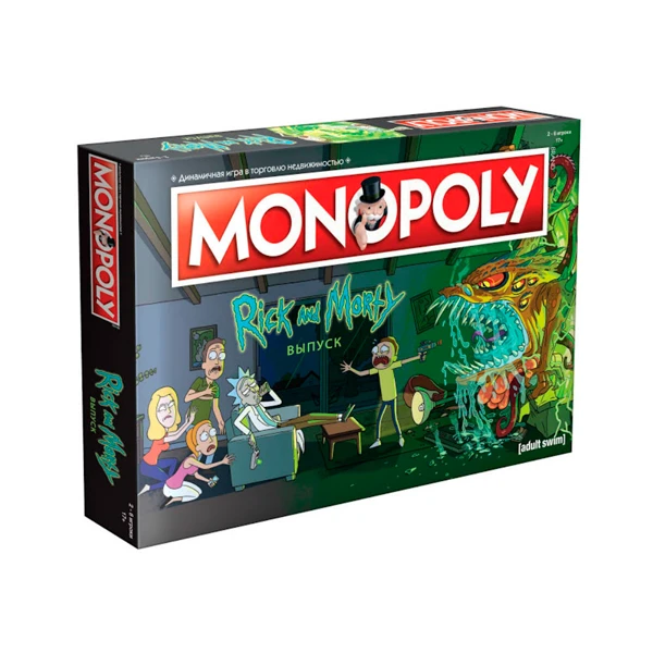 Настольная игра Мир Хобби Монополия Рик и Морти
