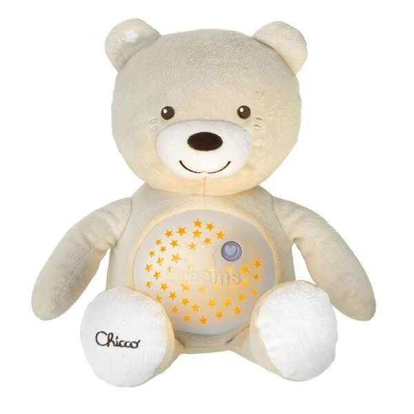 Игрушка-ночник "Мишка" Chicco беж. 0м+