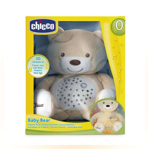 Игрушка-ночник "Мишка" Chicco беж. 0м+ - фото 3