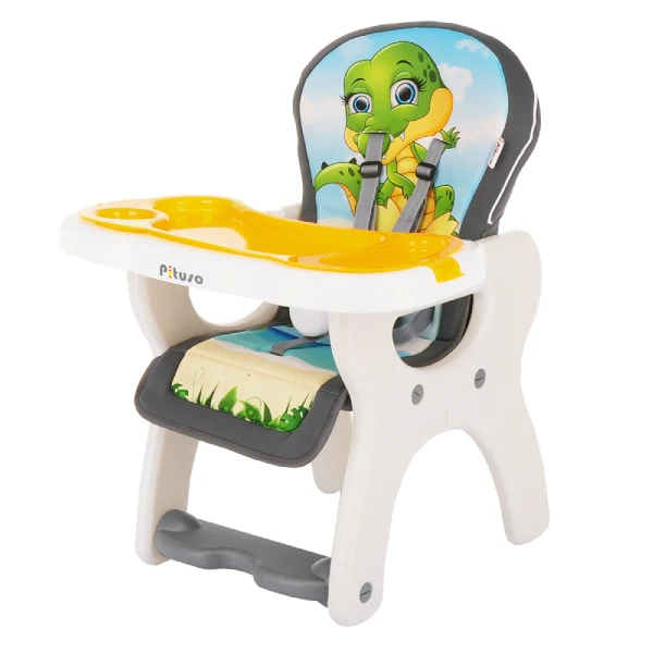 Стул-трансформер Pituso Carlo HB-GY-01 Дракоша Grey - фото 2