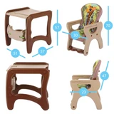 Стул-трансформер для кормления Pituso Carlo HB-GY-03 Жирафик - фото 7